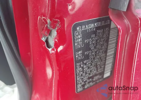 2015 Nissan Juke Sv z USA, uszkodzony, nr VIN JN8AF5MR7FT503626